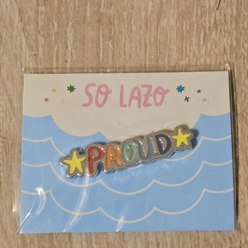 Lot Of 10 Enamel Gay Pride Pins She He They Rainbow Queer Joy Proud  Lot #1